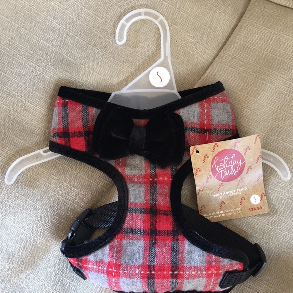 Small dog Holiday Harness